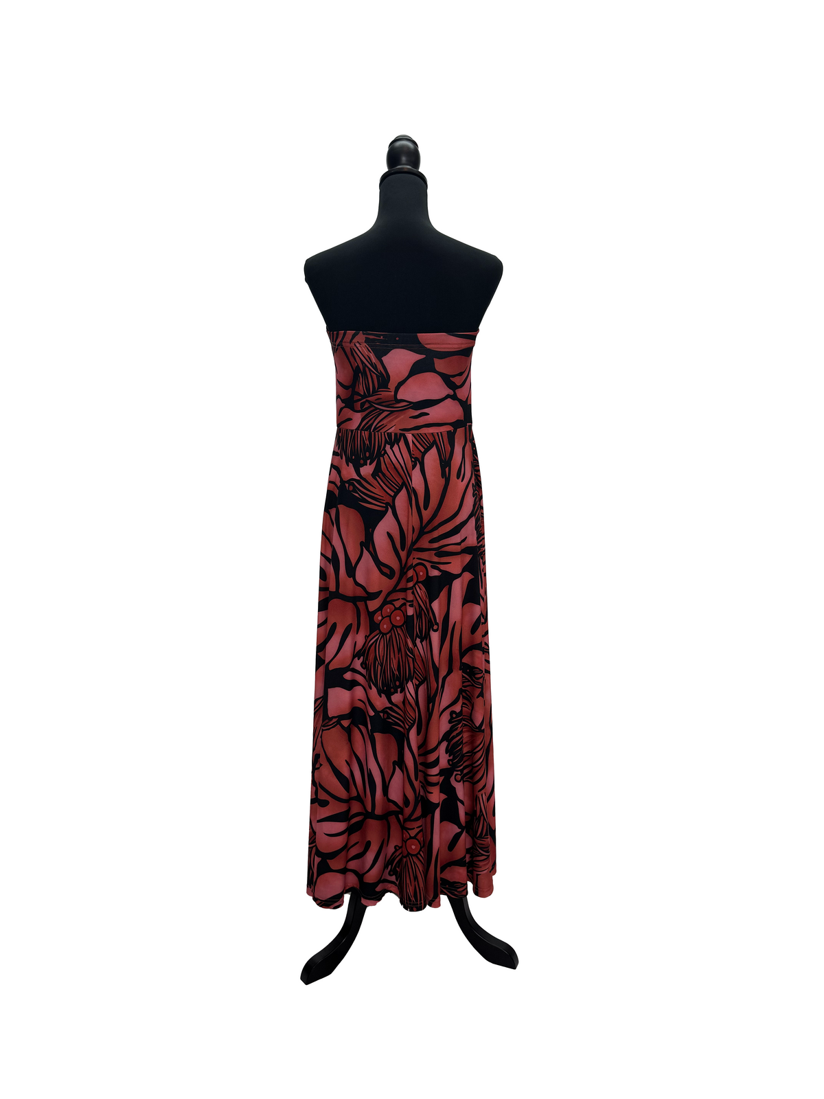 【LAHAINAMOON】ベアトップワンピース_lahaina-0001-lehua-red