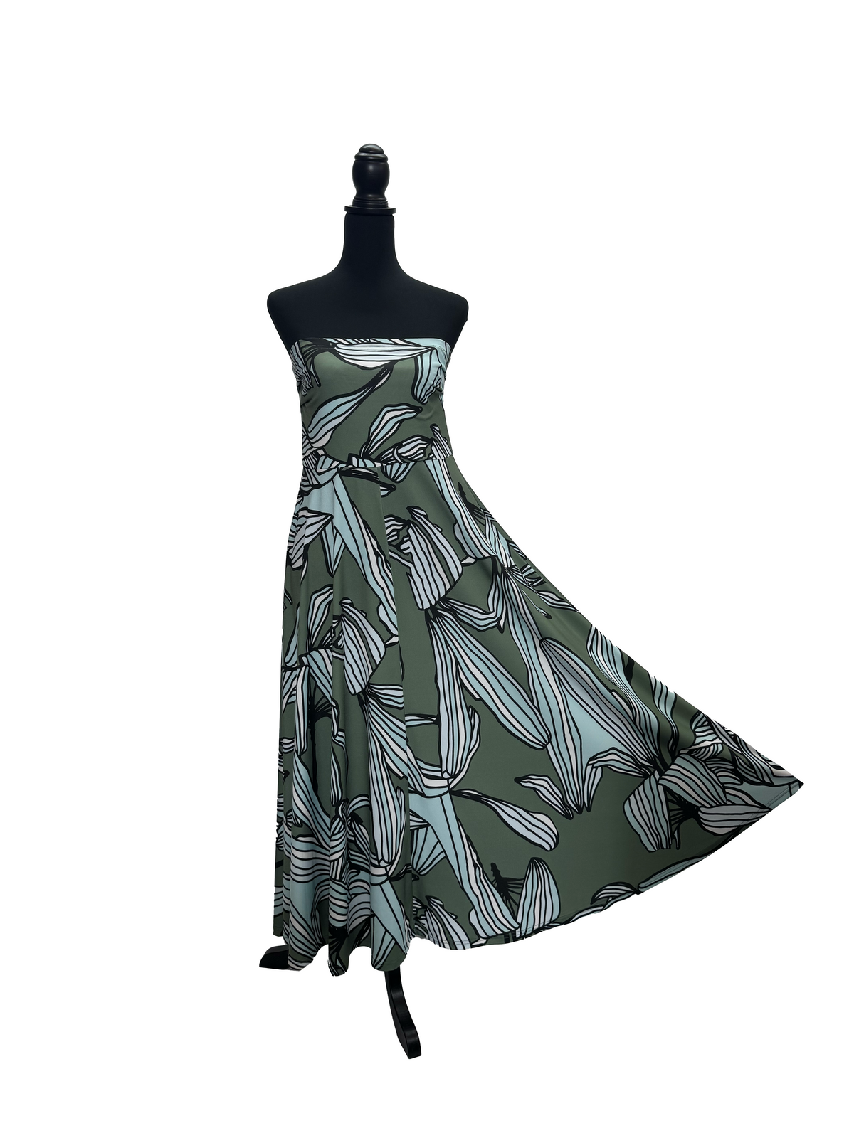 【LAHAINAMOON】ベアトップドレス_lahaina-0001-tileaf-green