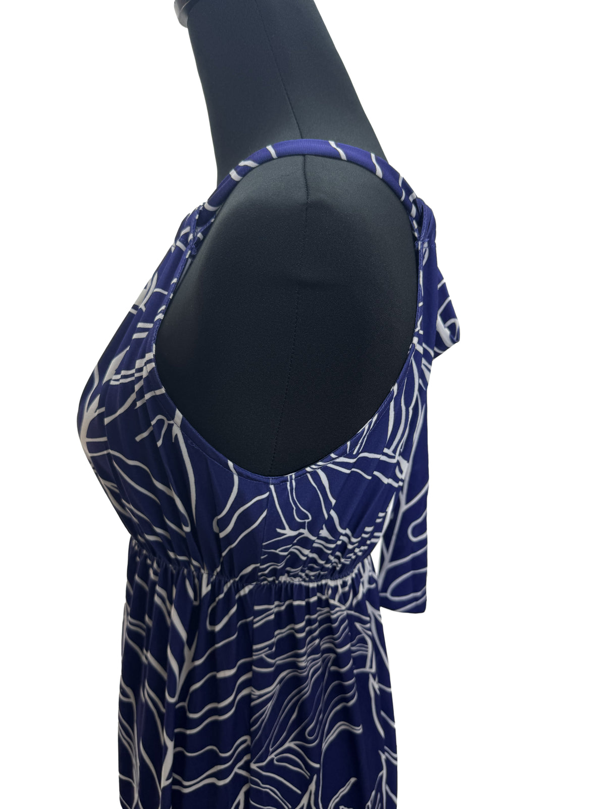 【LAHAINAMOON】バックリボンワンピース_lahaina-0002-monstera-blue