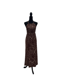 【LAHAINAMOON】バックリボンワンピース_lahaina-0002-monstera-brown