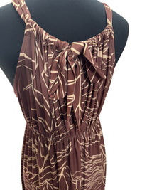 【LAHAINAMOON】バックリボンワンピース_lahaina-0002-monstera-brown