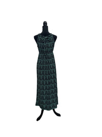 【LAHAINAMOON】バックリボンワンピース_lahaina-0002-tapa-triangle-green