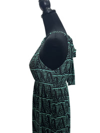 【LAHAINAMOON】バックリボンワンピース_lahaina-0002-tapa-triangle-green