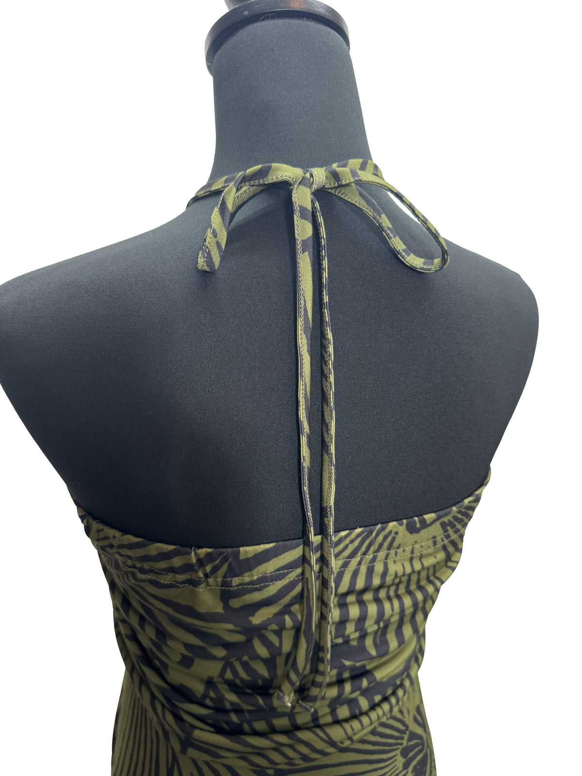 【LAHAINAMOON】ホルダーネックワンピース_lahaina-0003-hibiscus-khaki