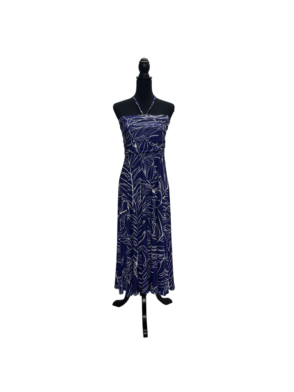 【LAHAINAMOON】ホルダーネックワンピース_lahaina-0003-monstera-blue