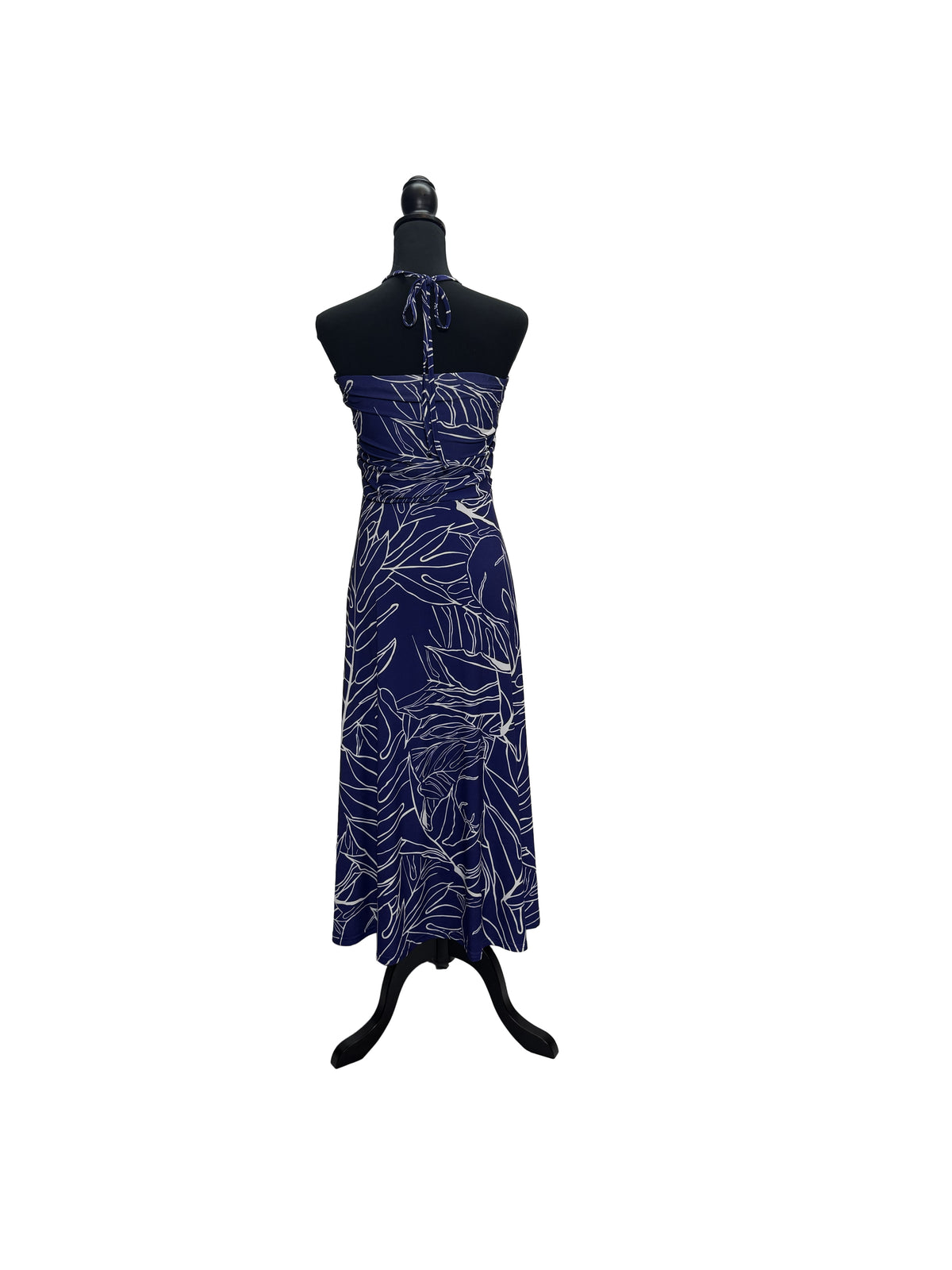 【LAHAINAMOON】ホルダーネックワンピース_lahaina-0003-monstera-blue