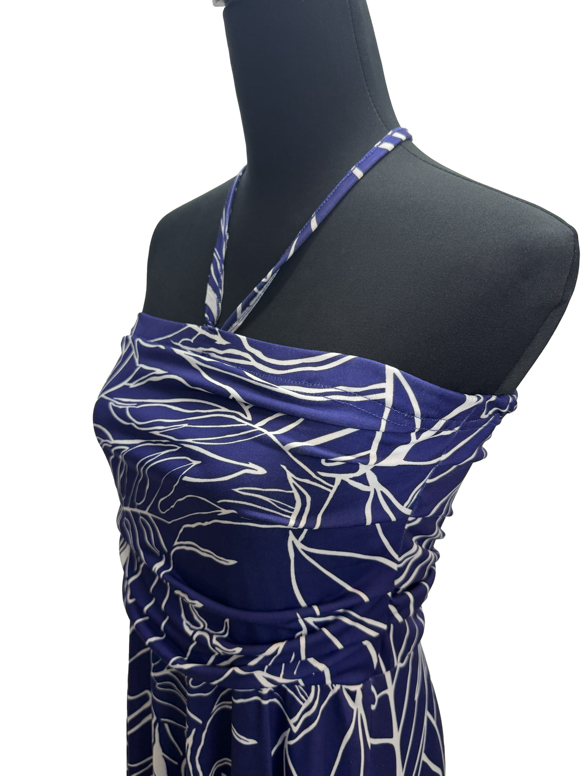 【LAHAINAMOON】ホルダーネックワンピース_lahaina-0003-monstera-blue