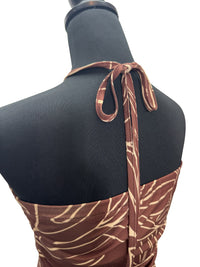 【LAHAINAMOON】ホルダーネックワンピース_lahaina-0003-monstera-brown