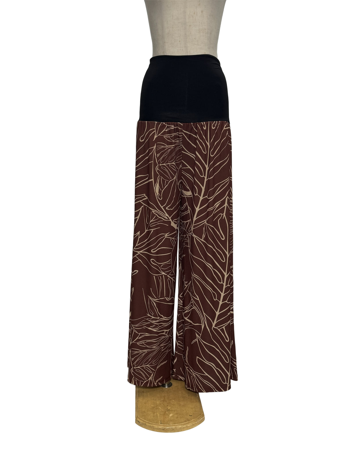 【LAHAINAMOON】スカパン_lahaina-0006-monstera-brown