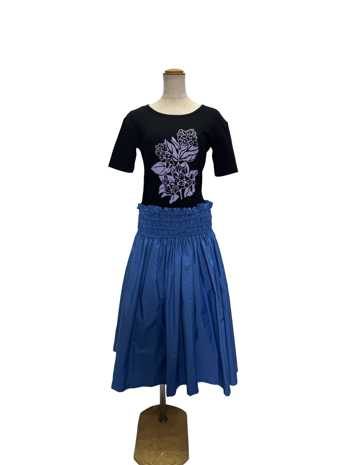【LAHAINAMOON】5分袖Tシャツ_lahaina-0014-black-crownflower-XXL
