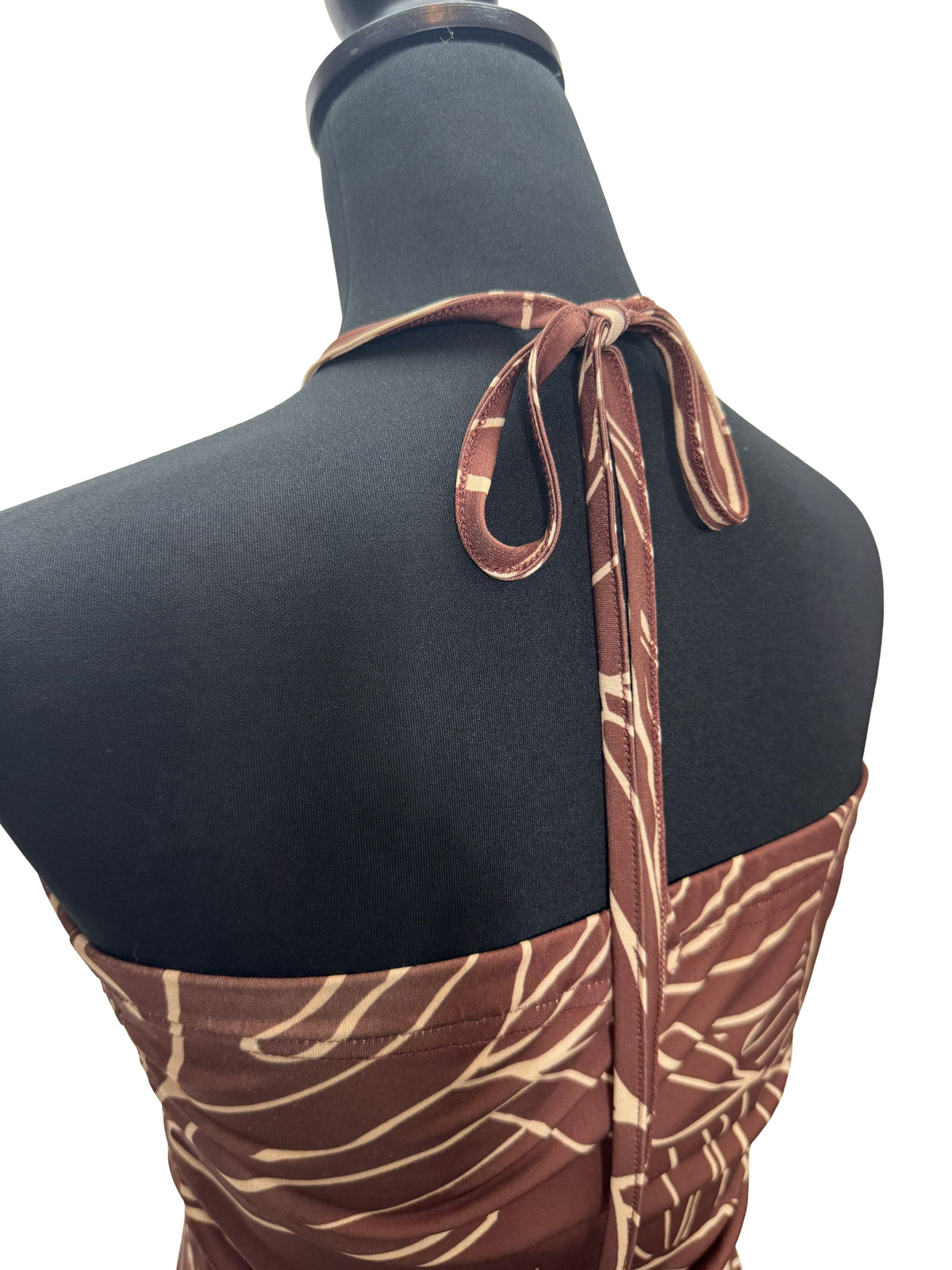 【LAHAINAMOON】ホルダーネックワンピース_lahaina-0003-monstera-brown