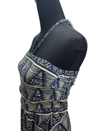 【LAHAINAMOON】ホルダーネックワンピース_lahaina-0003-tapa-triangle-navy